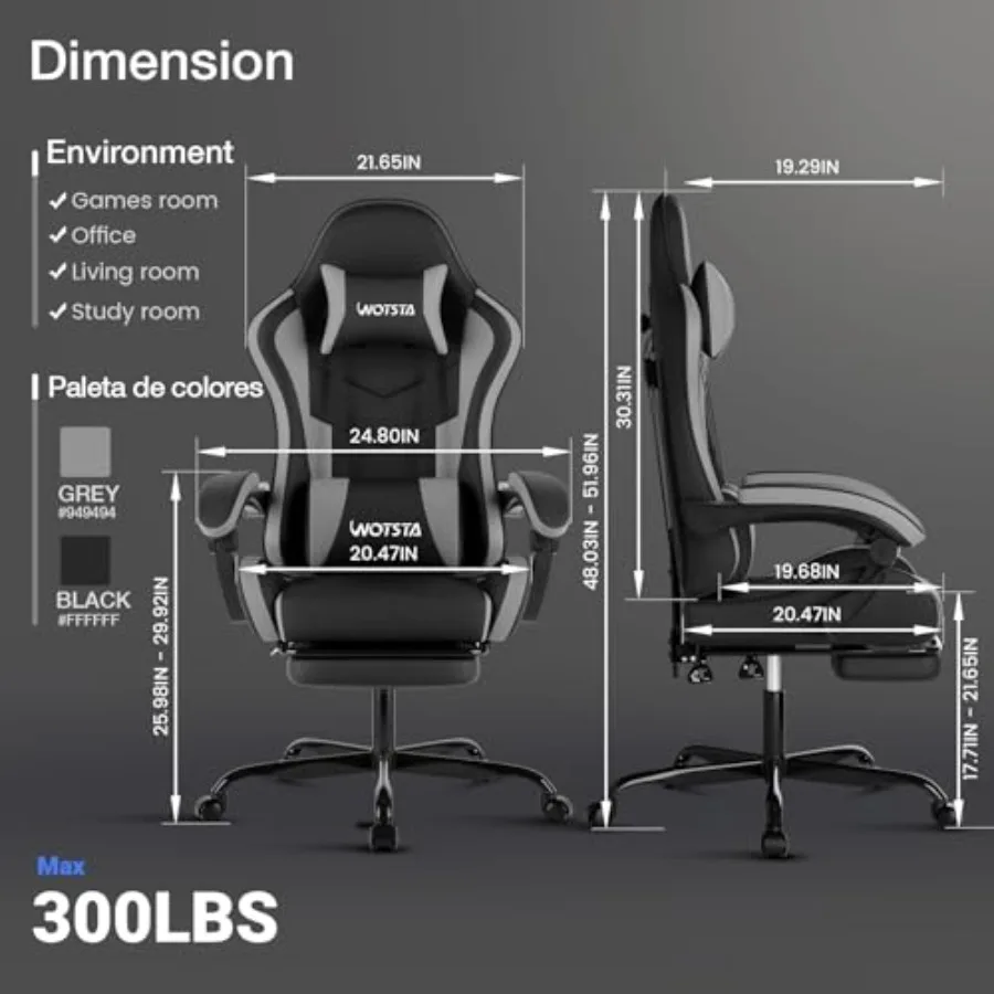 Ergonomic Gaming Office Chair  - đánh giá và giá Office Furniture
