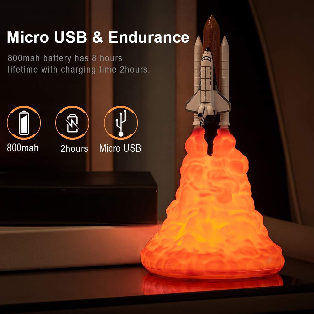 USB Rechargeable Space Shuttle - đánh giá và giá Floating Nightstand With Led Light