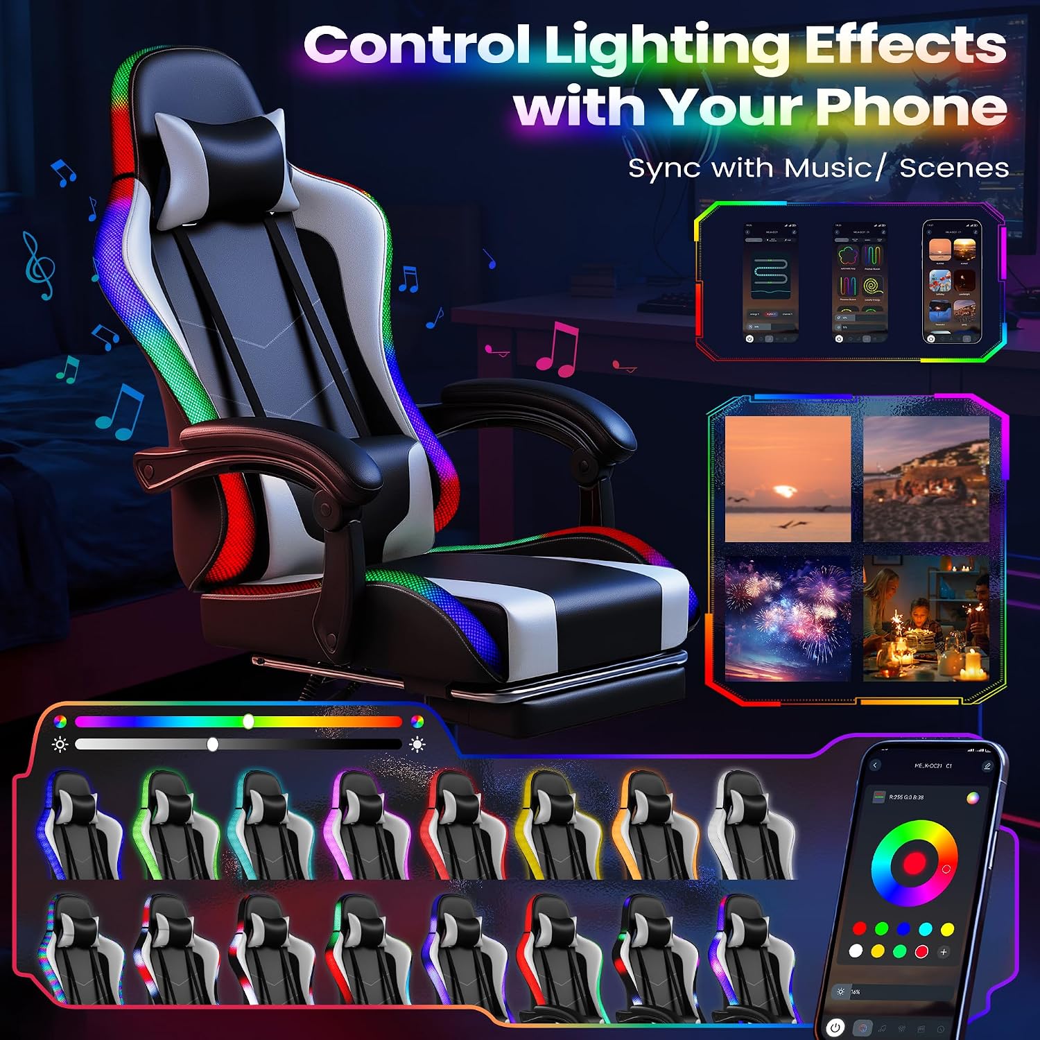 Homall Gaming Chair, Ergonomic - đánh giá và giá Sofas